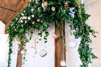 Beautiful Hand Made Wedding Decoration arch, flowers in jar. Boho style